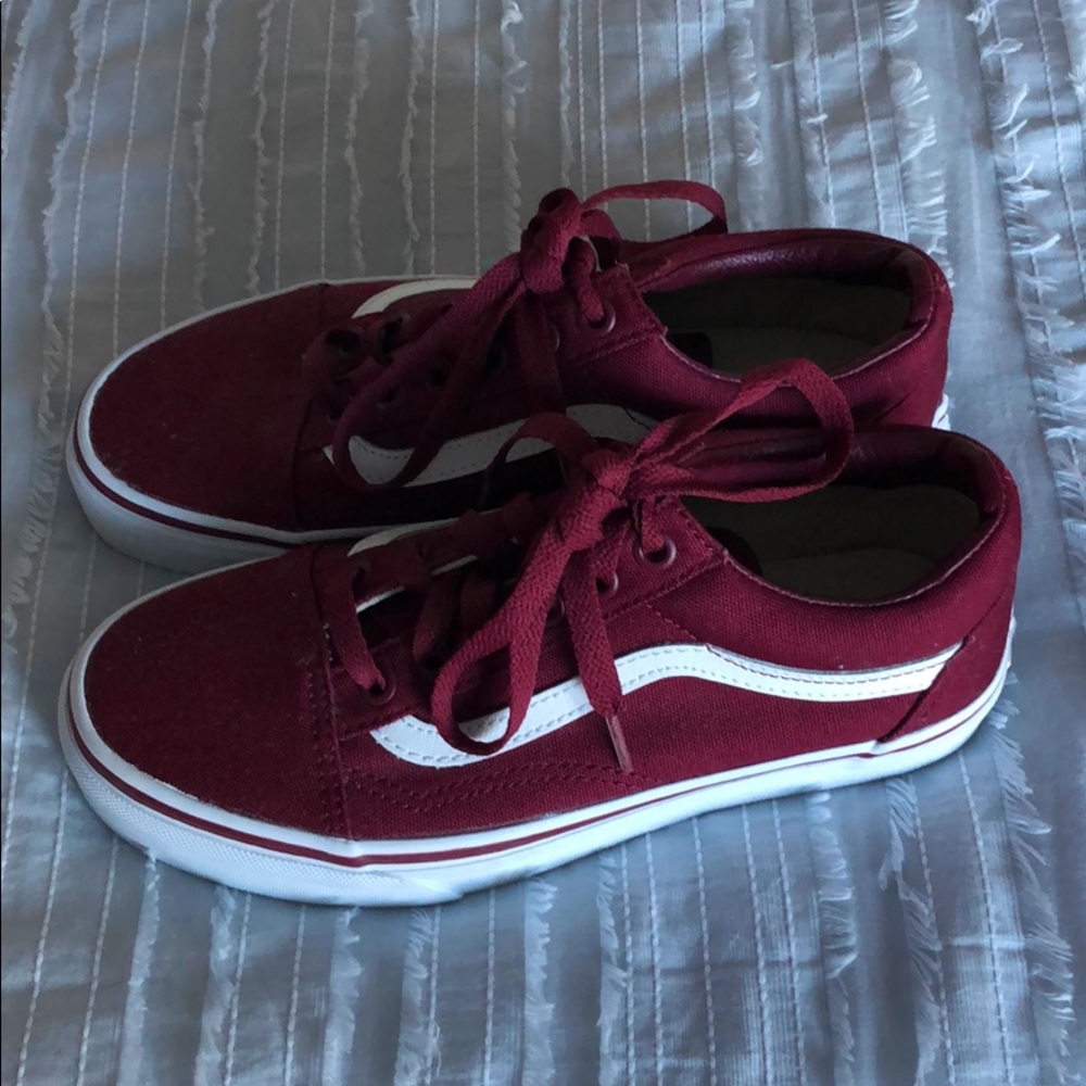 Maroon Old Skool Vans